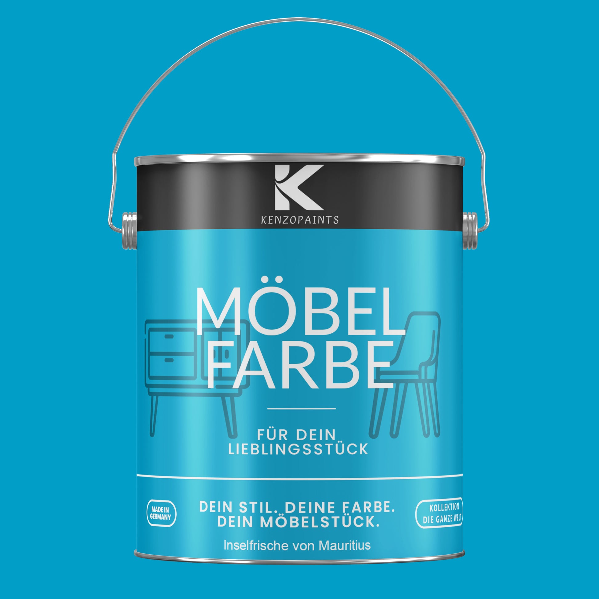 Kenzopaints Möbelfarbe - Inselfrische von Mauritius