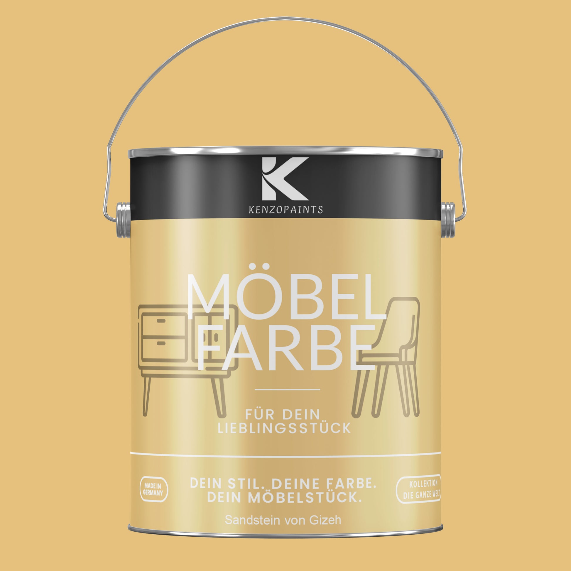 Kenzopaints Möbelfarbe - Sandstein von Gizeh