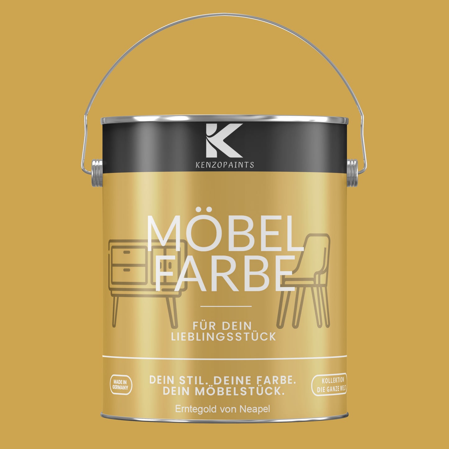 Kenzopaints Möbelfarbe - Erntegold von Neapel