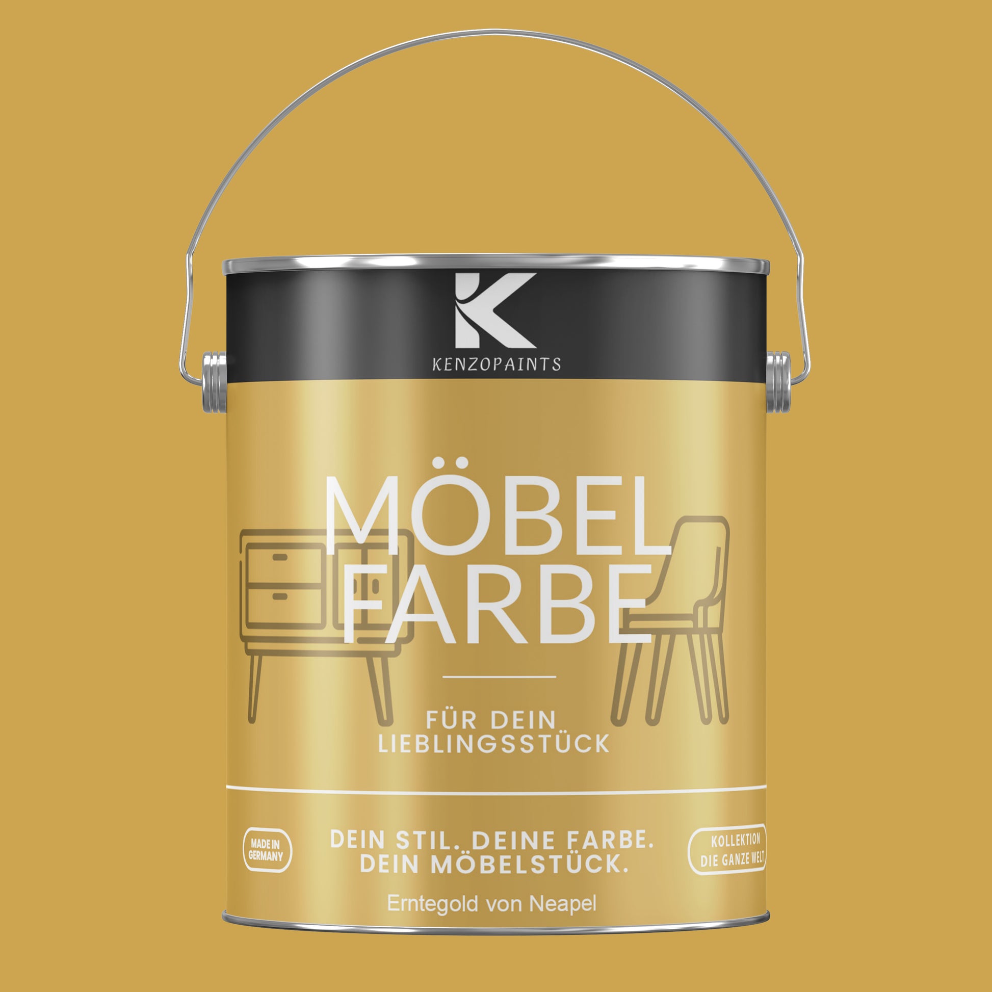 Kenzopaints Möbelfarbe - Erntegold von Neapel