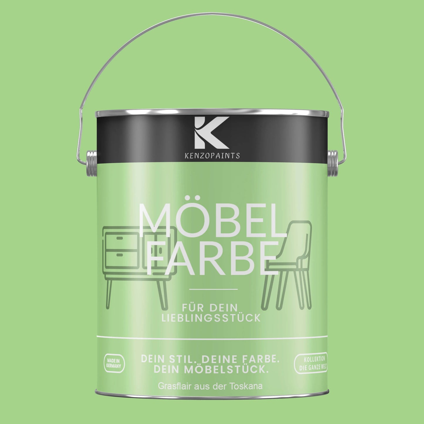 Kenzopaints Möbelfarbe - Grasflair aus der Toskana
