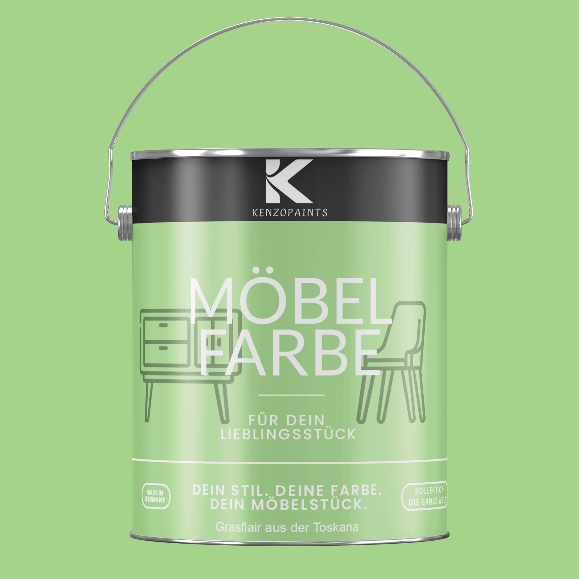 Kenzopaints Möbelfarbe - Grasflair aus der Toskana
