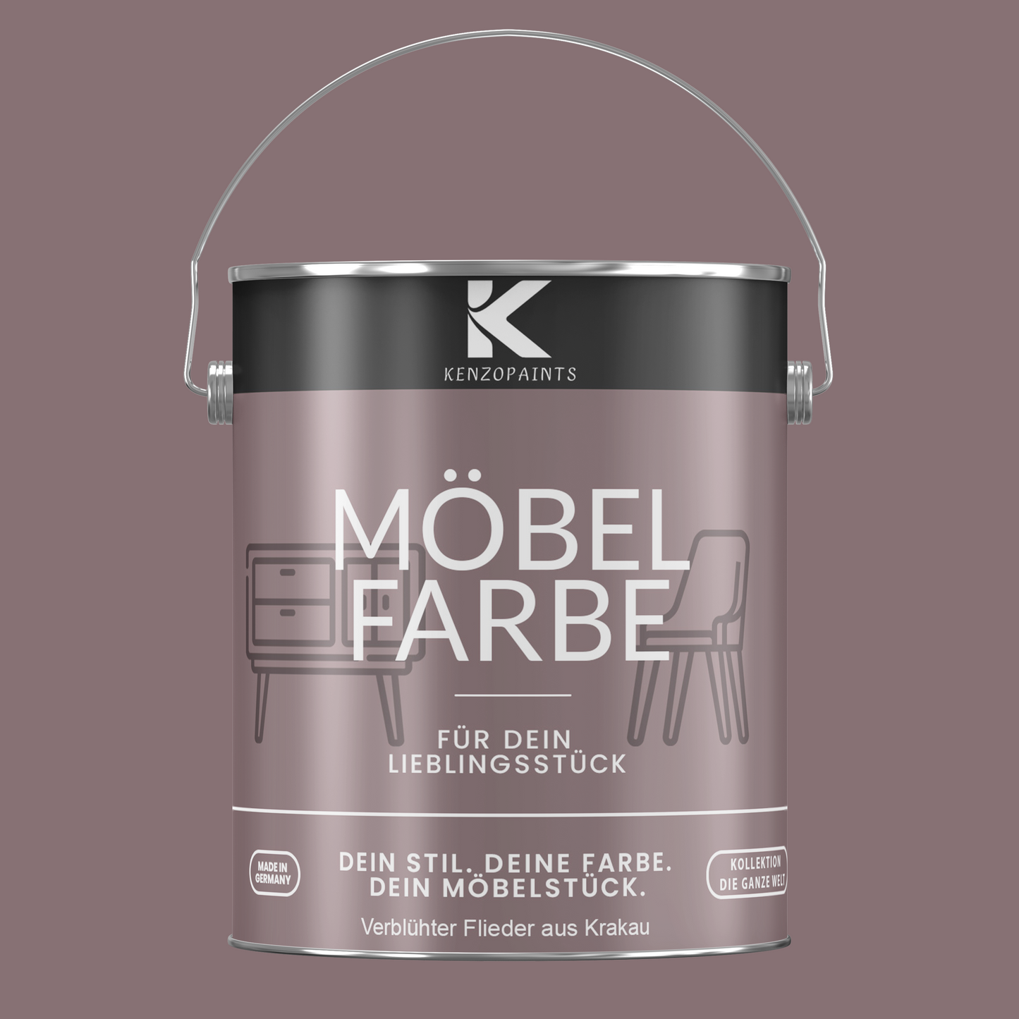 Kenzopaints Möbelfarbe - Verblühter Flieder aus Krakau