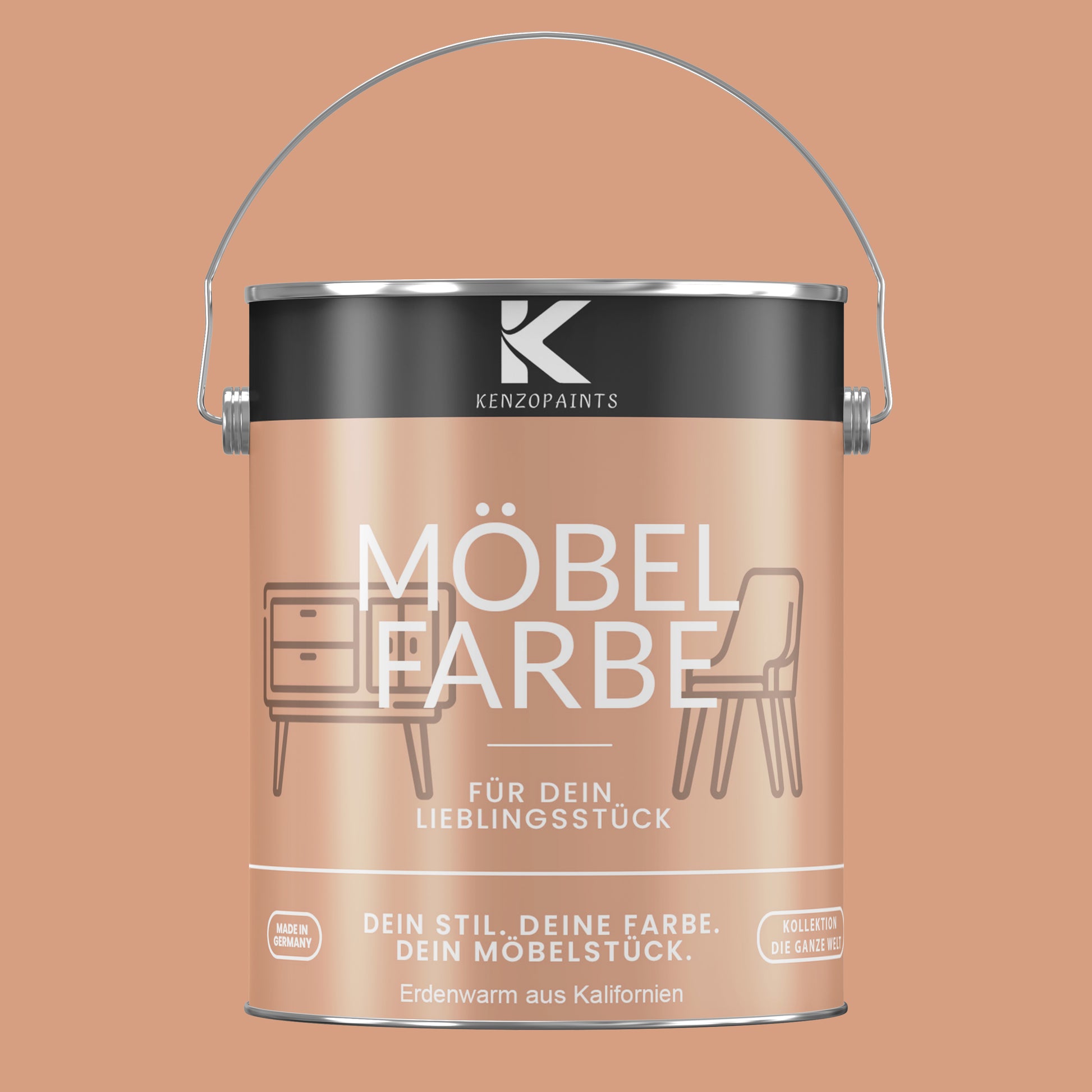 Kenzopaints Möbelfarbe - Erdwarm aus Kalifornien