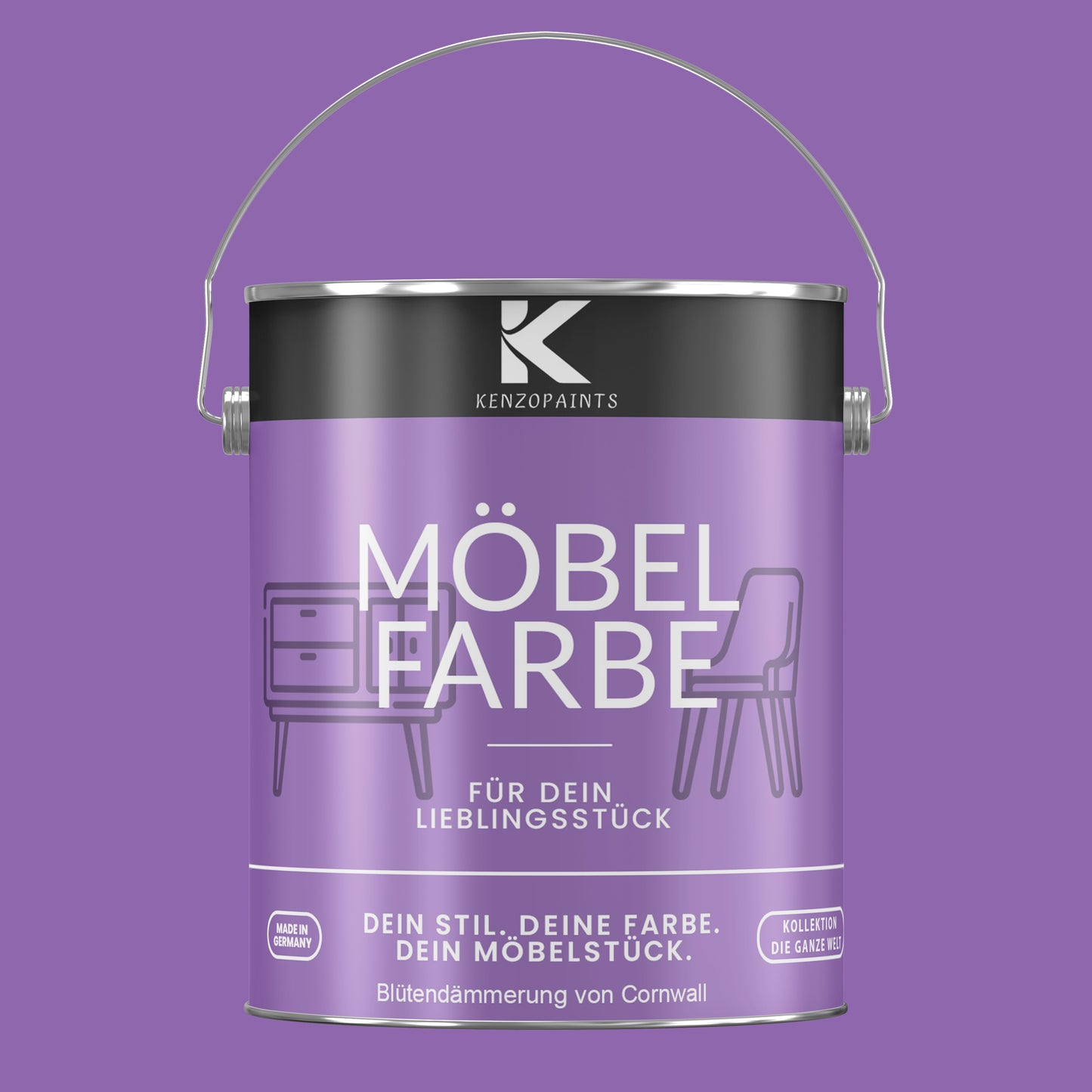 Kenzopaints Möbelfarbe - Blütendämmerung von Cornwall