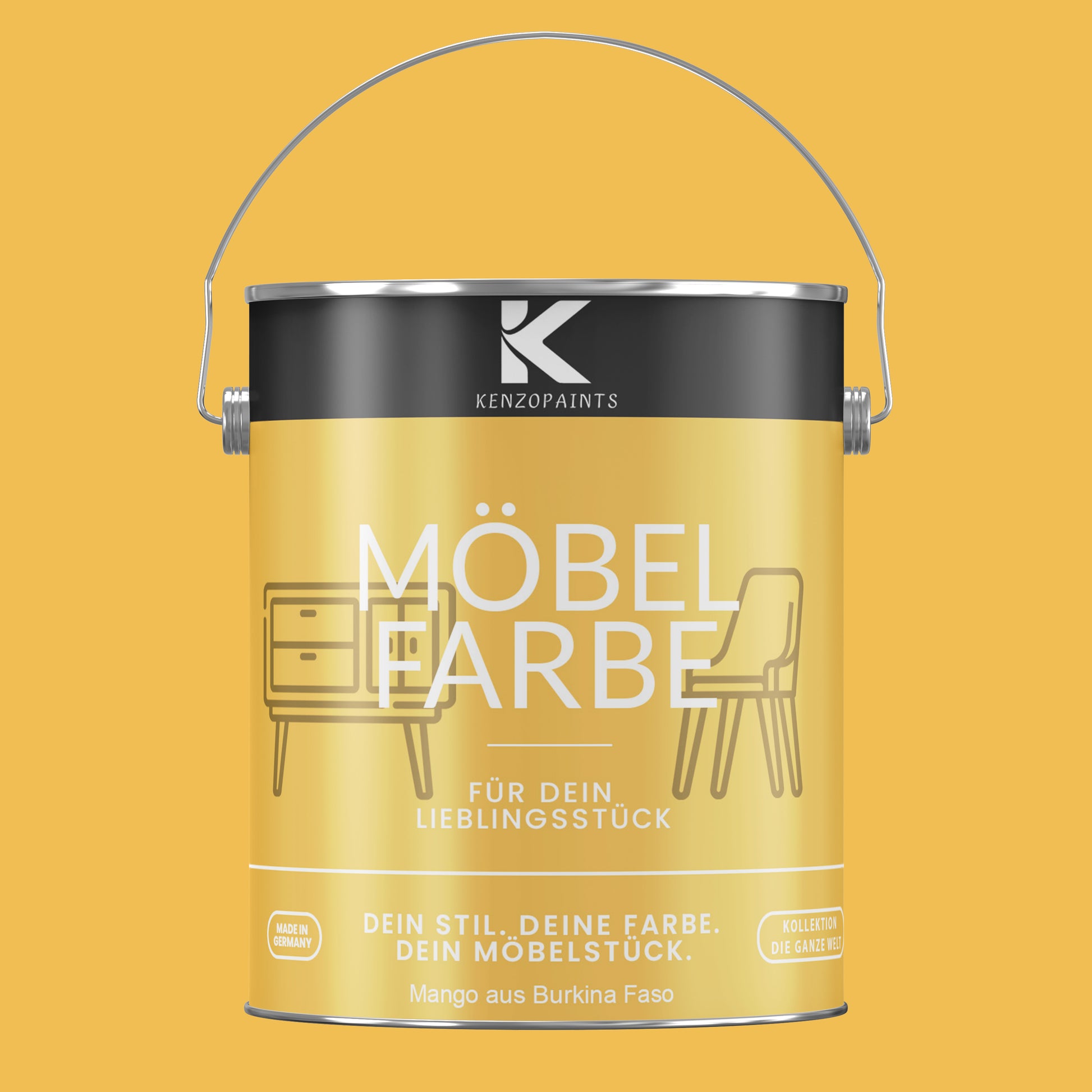 Kenzopaints Möbelfarbe - Mango aus Burkina Faso