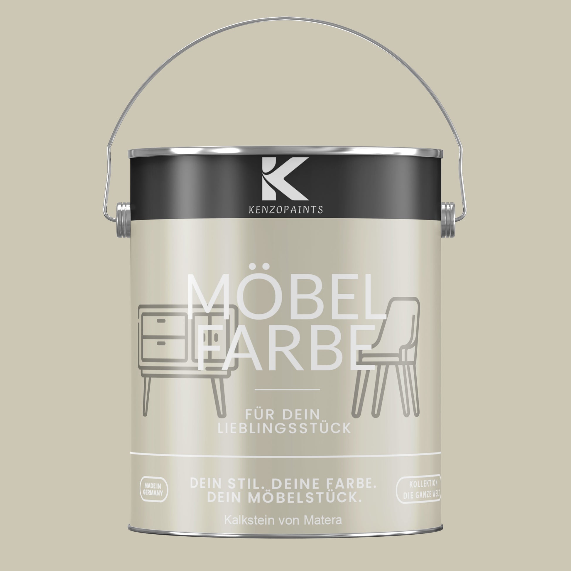 Kenzopaints Möbelfarbe - Kalkstein von Matera