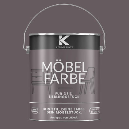 Kenzopaints Möbelfarbe - Aschgrau von Lübeck