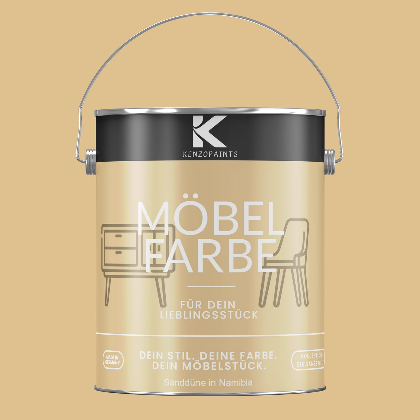 Kenzopaints Möbelfarbe - Sanddüne in Namibia