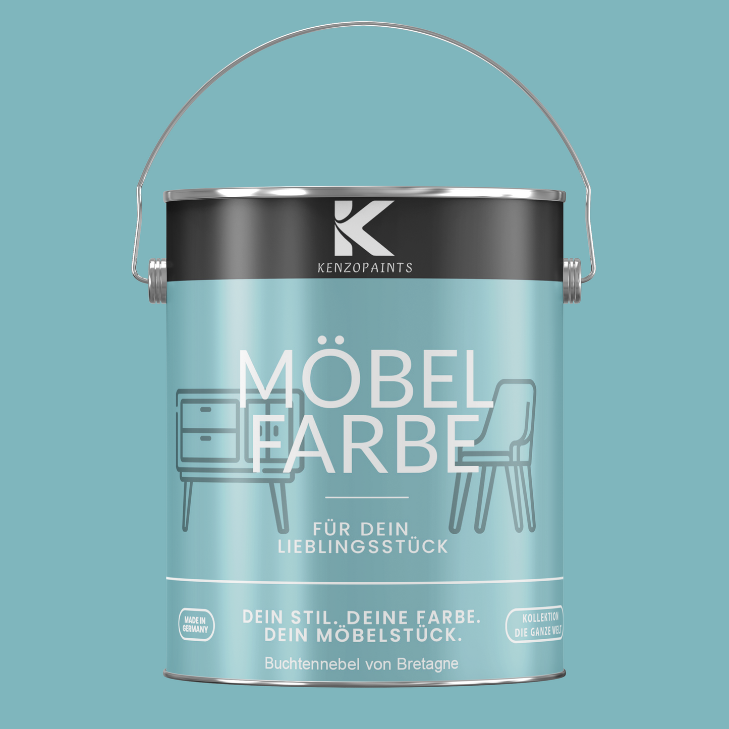 Kenzopaints Möbelfarbe - Buchtnebel von Bretagne