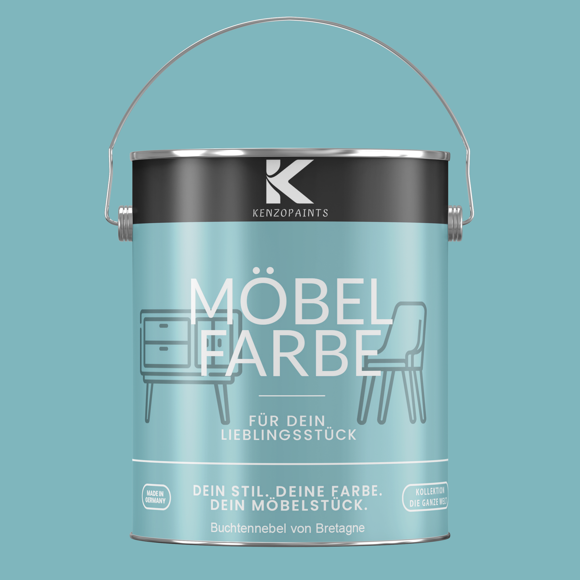 Kenzopaints Möbelfarbe - Buchtnebel von Bretagne