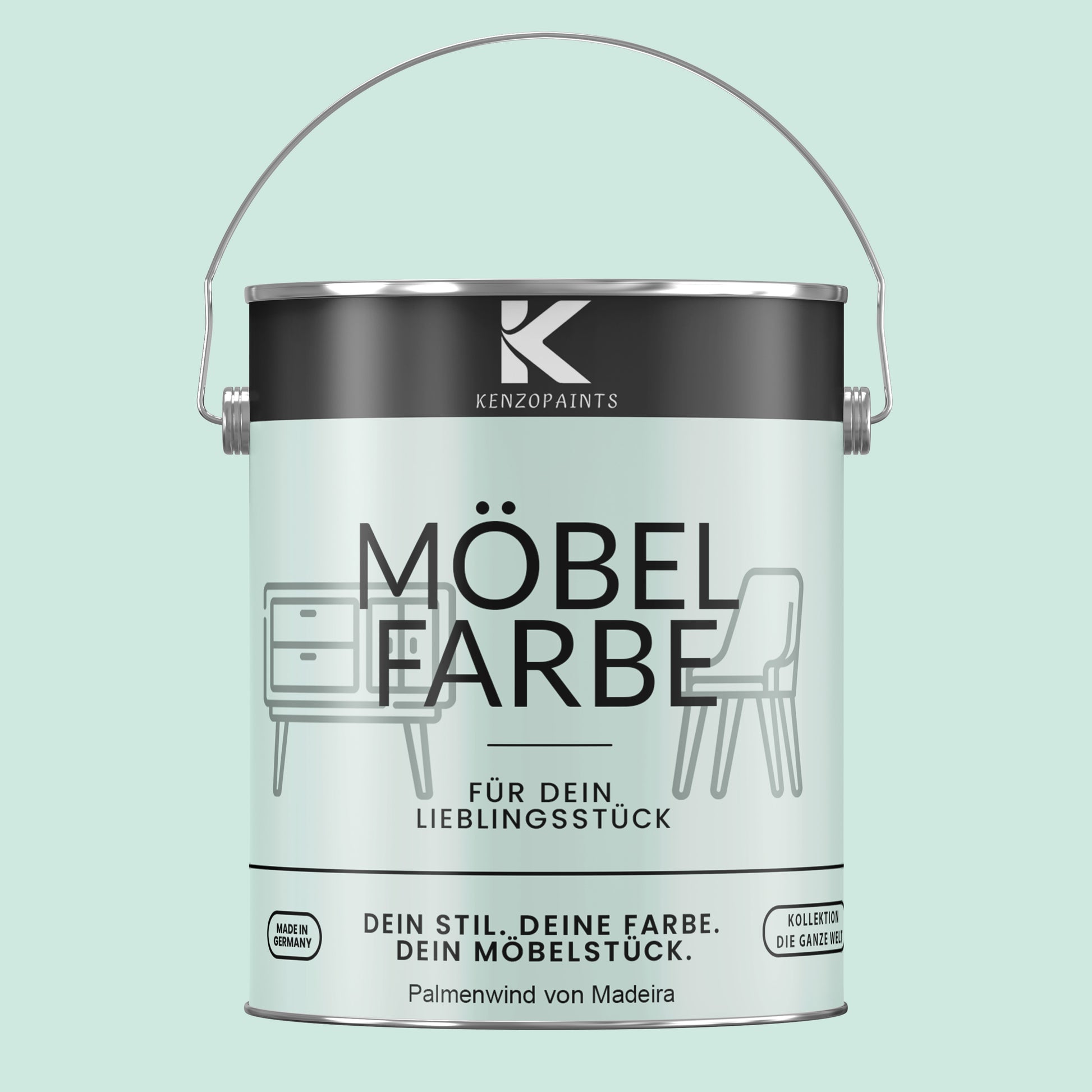 Kenzopaints Möbelfarbe - Palmenwind von Madeira