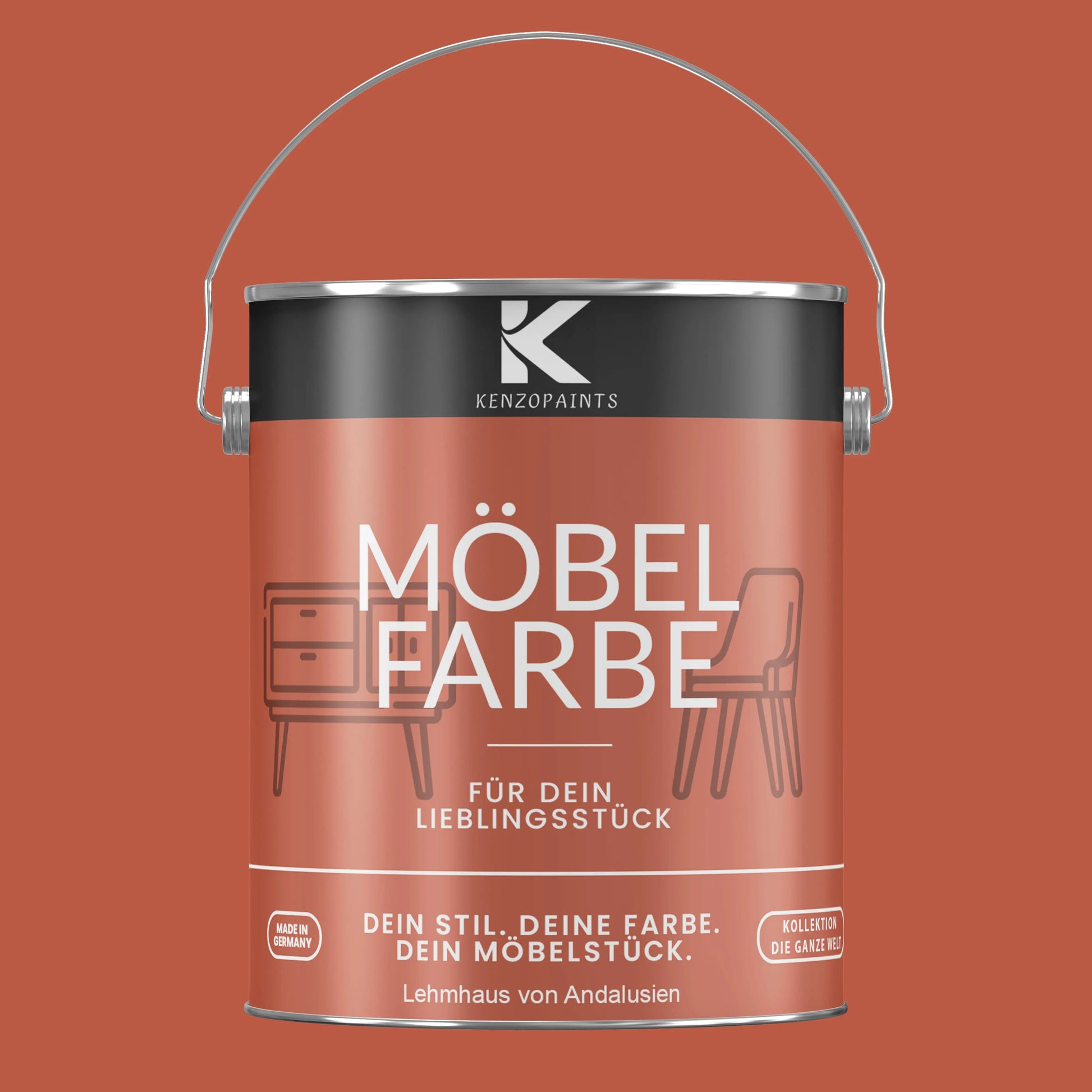 Kenzopaints Möbelfarbe - Lehmhaus von Andalusien