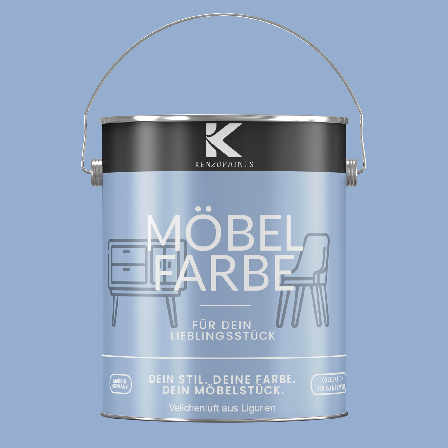 Kenzopaints Möbelfarbe - Veilchenluft aus Ligurien