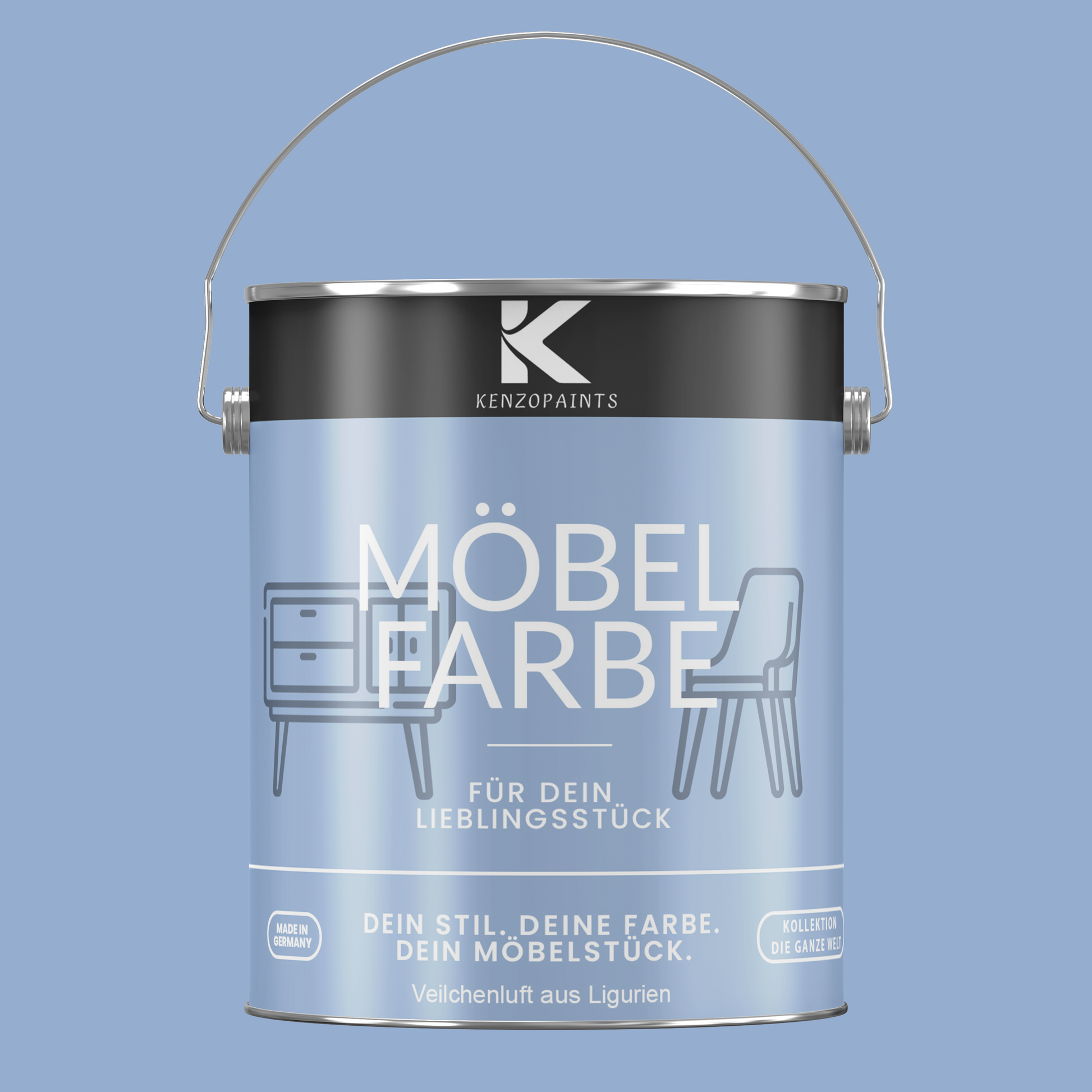 Kenzopaints Möbelfarbe - Veilchenluft aus Ligurien