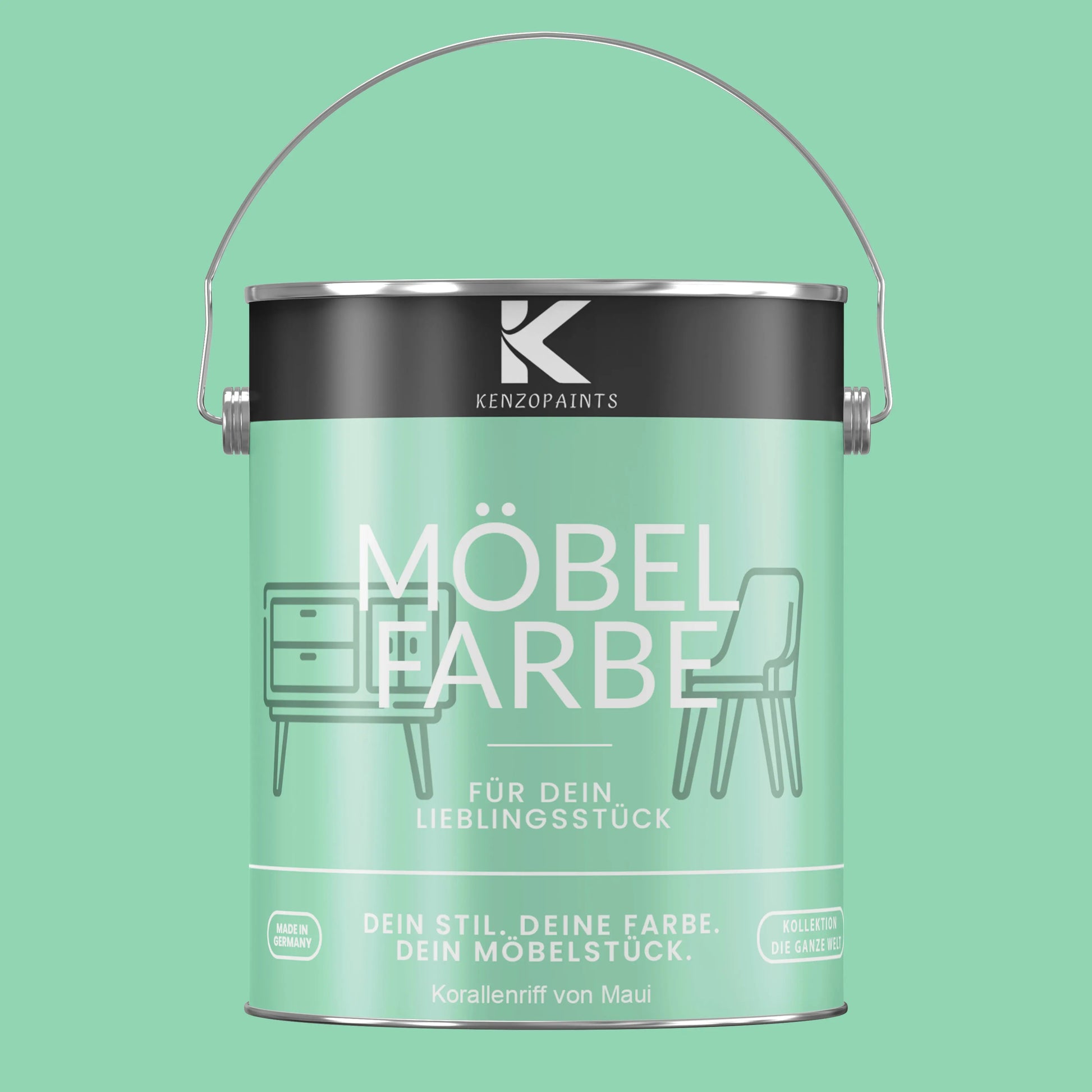 Kenzopaints Möbelfarbe - Korallenriff von Maui