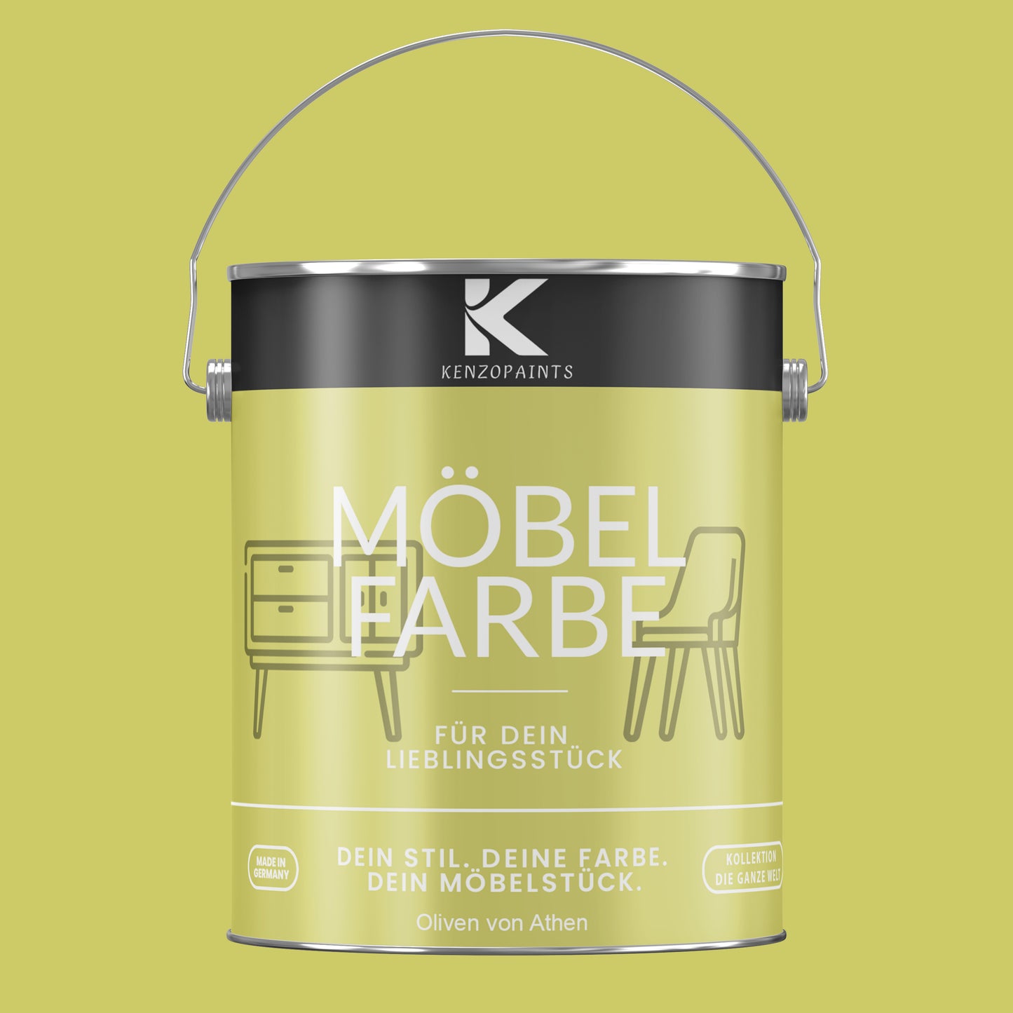 Kenzopaints Möbelfarbe - Oliven von Athen