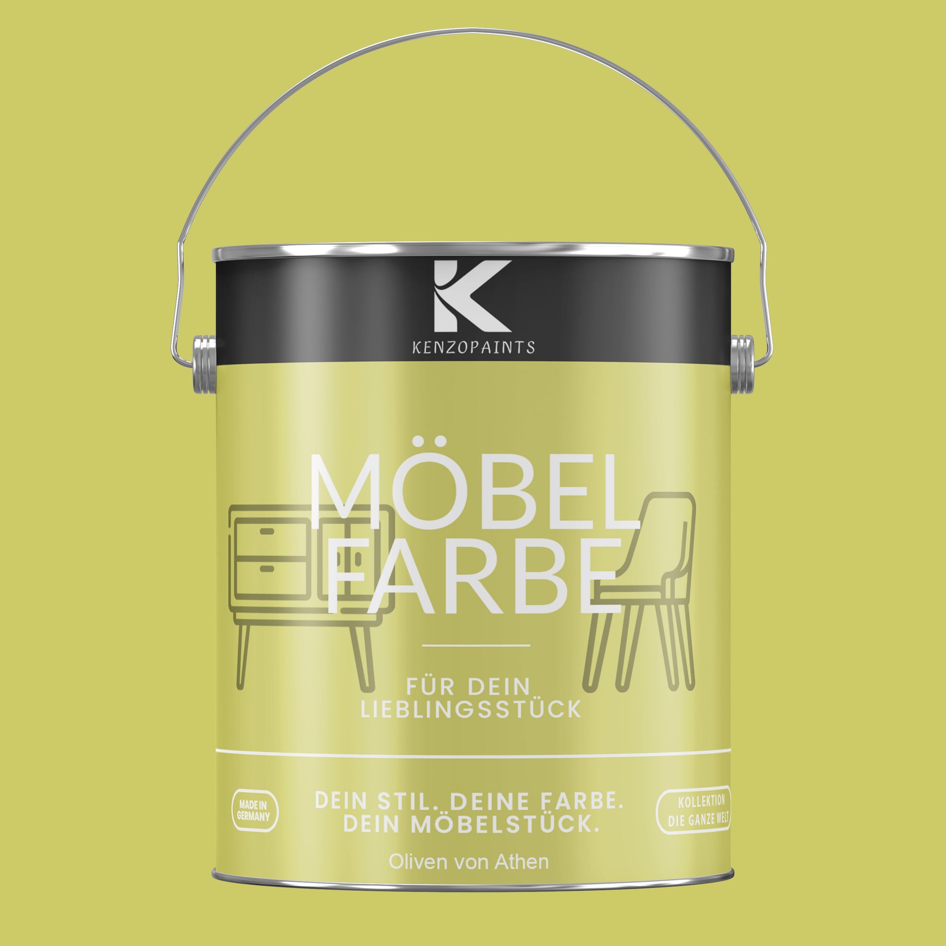 Kenzopaints Möbelfarbe - Oliven von Athen
