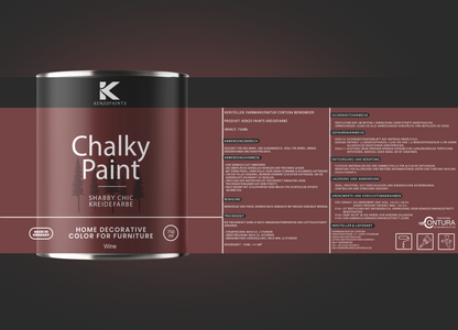 Kenzopaints Chalky Paint - Wine