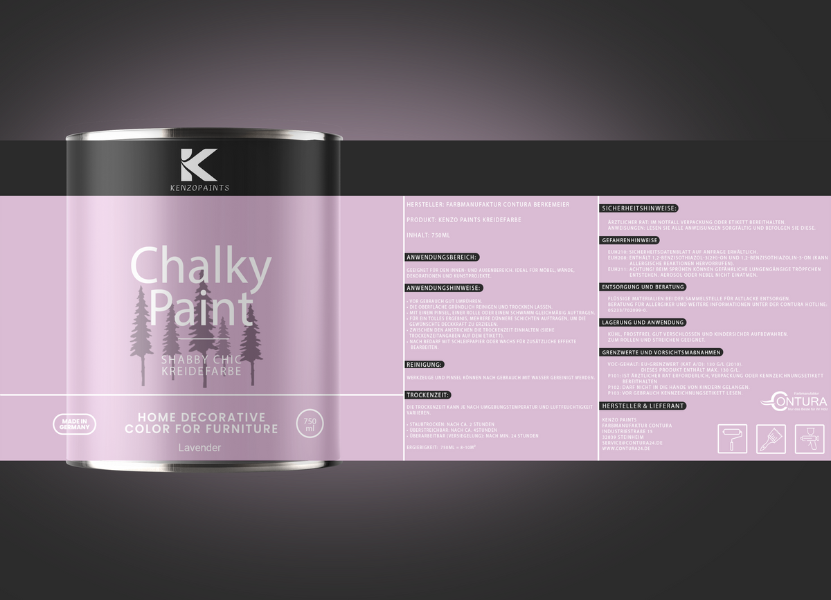 Kenzopaints Chalky Paint - Lavender