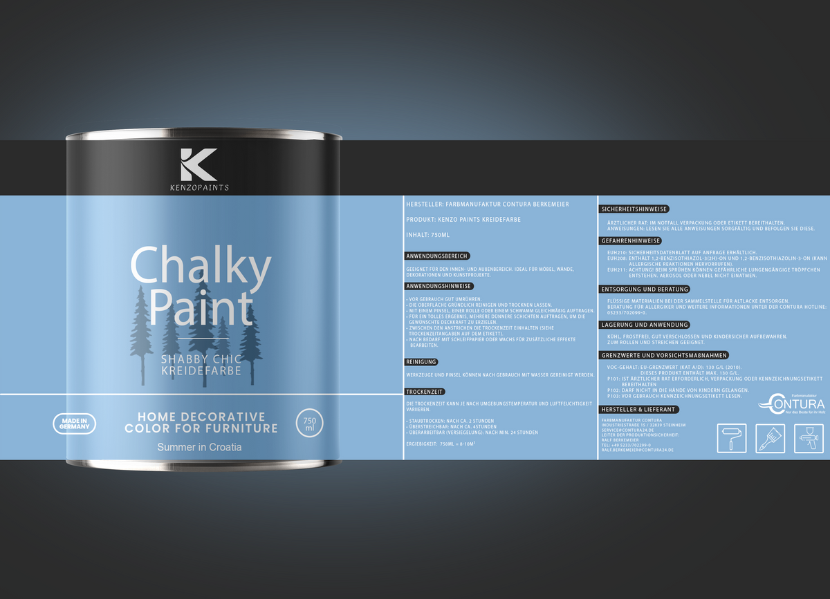 Kenzopaints Chalky Paint - Summer in Croatia