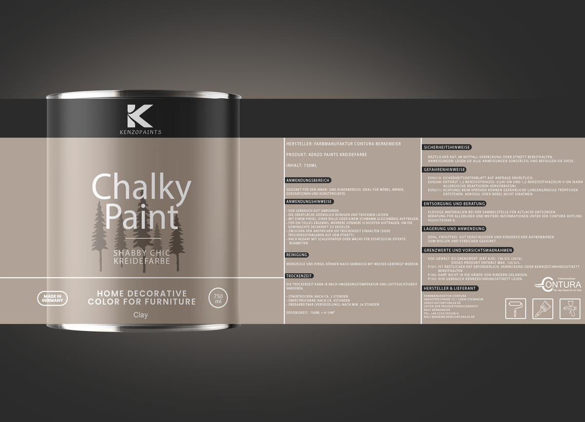 Kenzopaints Chalky Paint - Clay