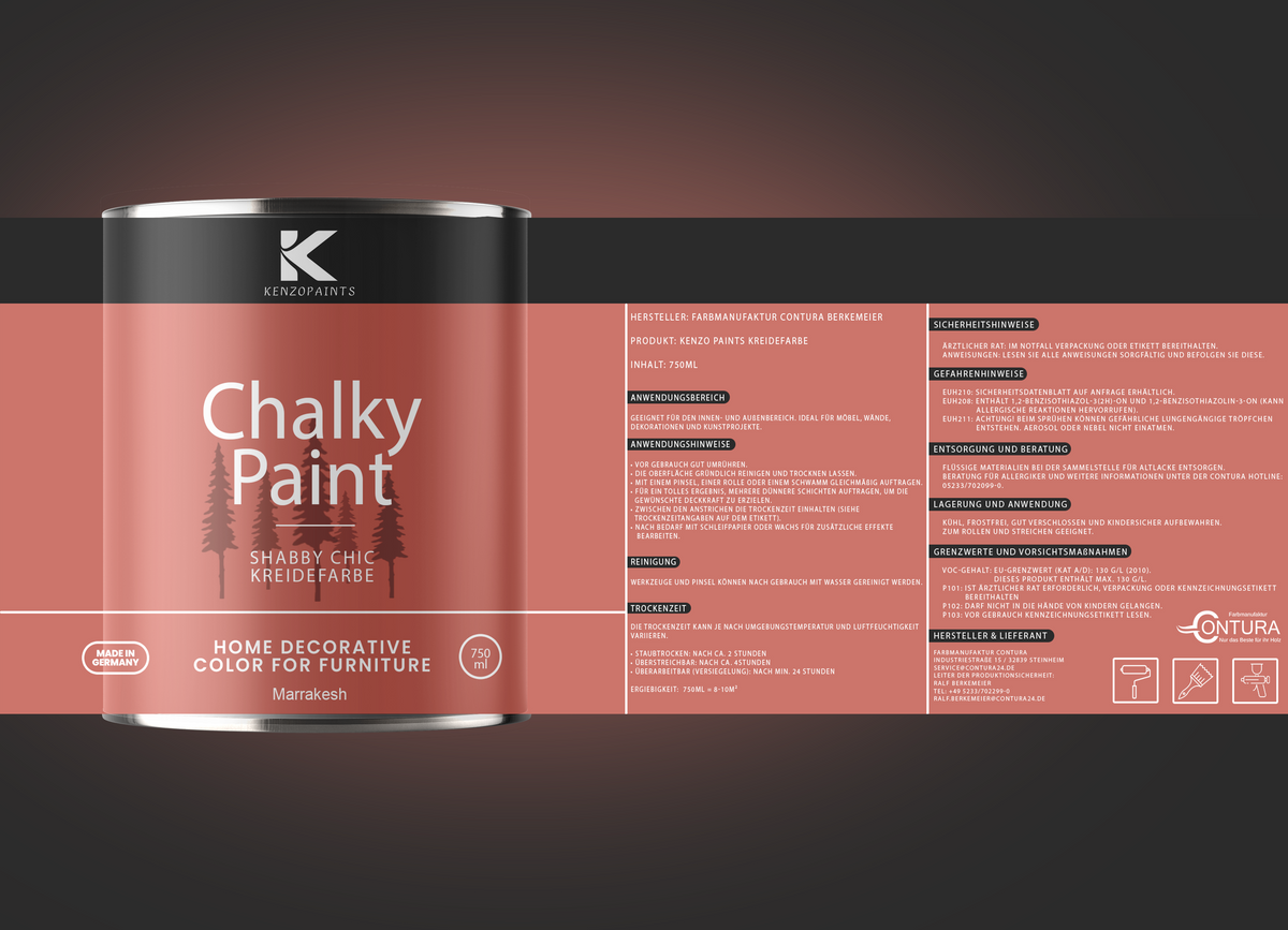 Kenzopaints Chalky Paint - Marrakesh