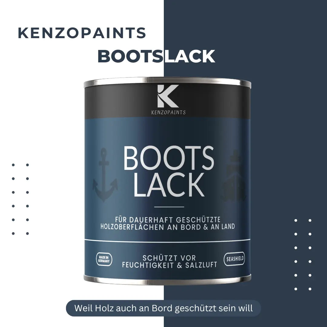 Kenzopaints Bootslack Holzsiegel Klarlack - Glänzend