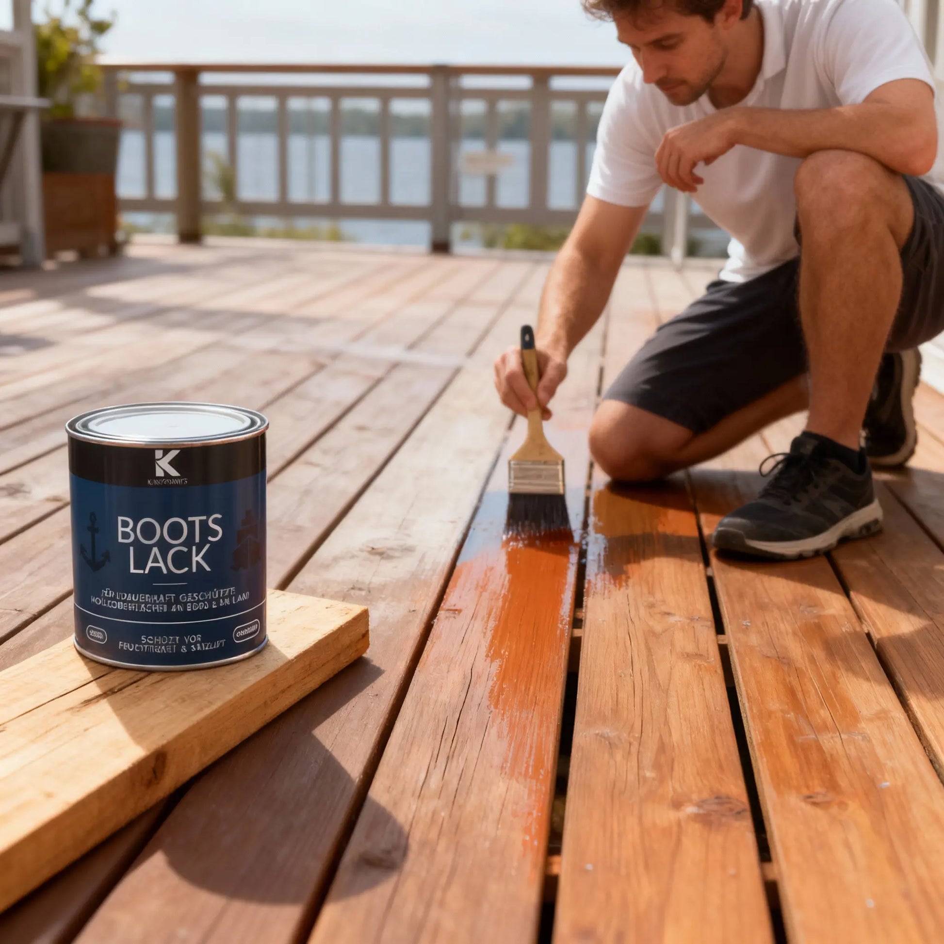 Kenzopaints Bootslack Holzsiegel Klarlack - Glänzend