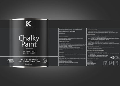 Kenzopaints Chalky Paint - Black Soul