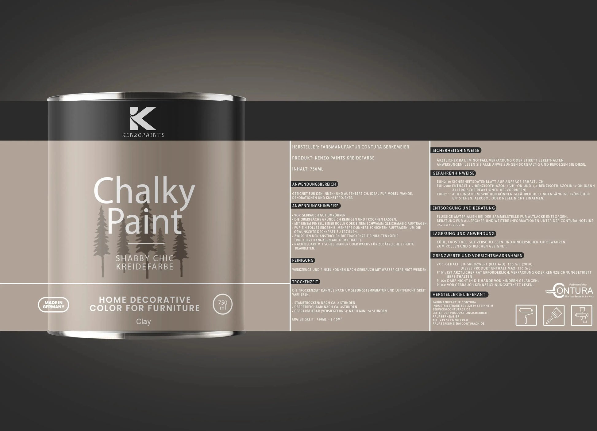Kenzopaints Chalky Paint - Clay