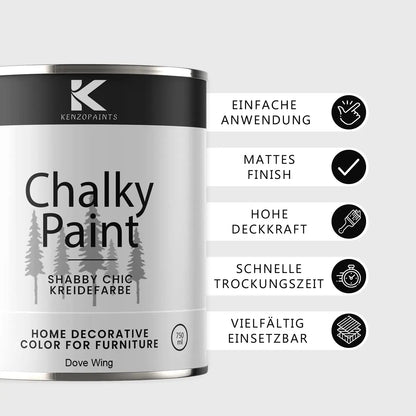 Kenzopaints Chalky Paint - Dove Wing