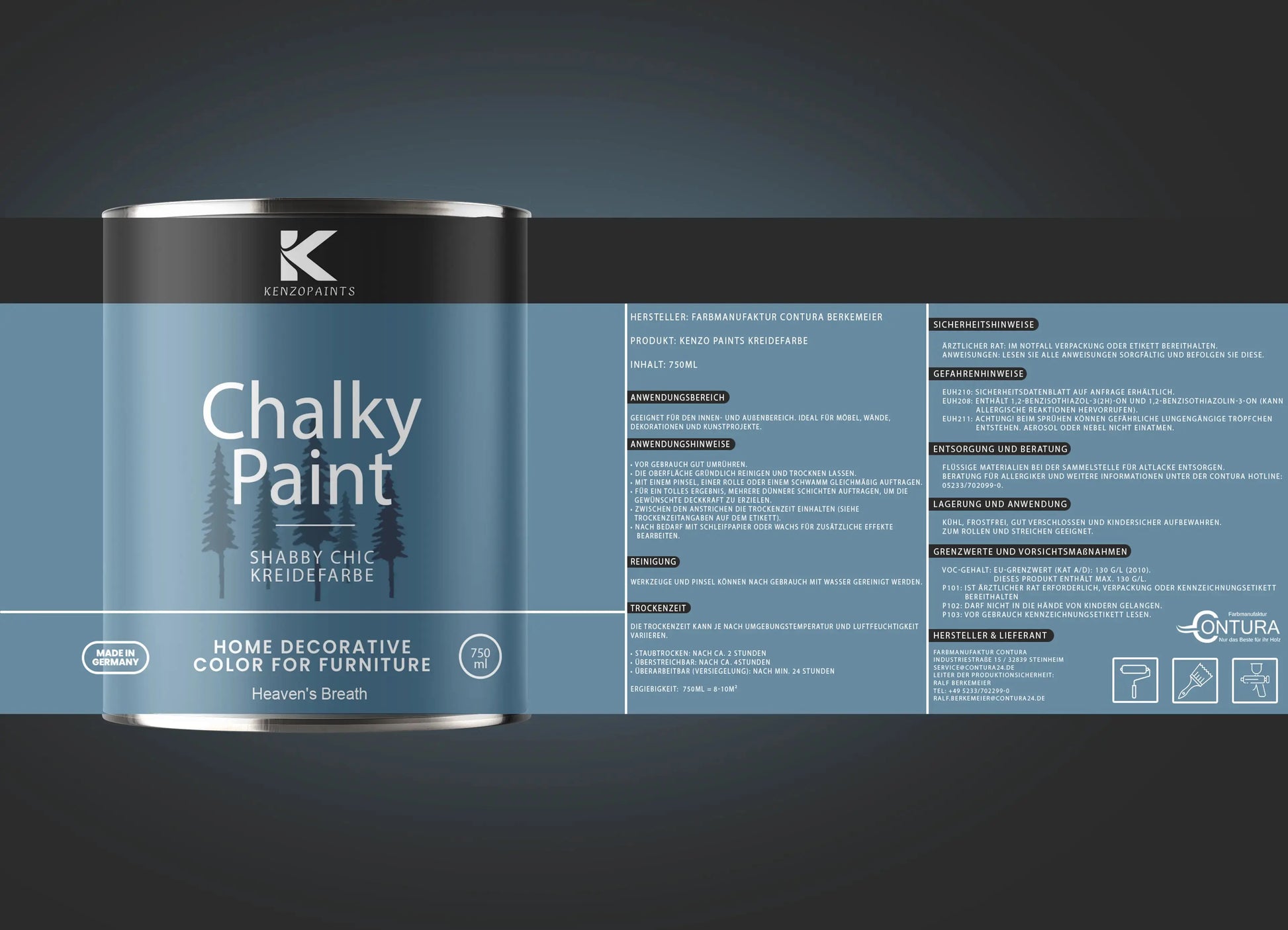Kenzopaints Chalky Paint - Heaven`s Breath