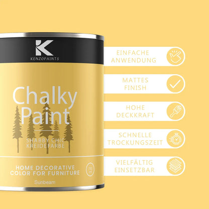 Kenzopaints Chalky Paint - Sunbeam