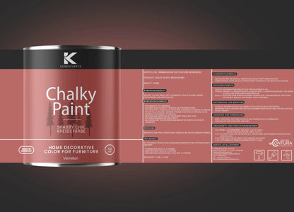 Kenzopaints Chalky Paint - Vermilion