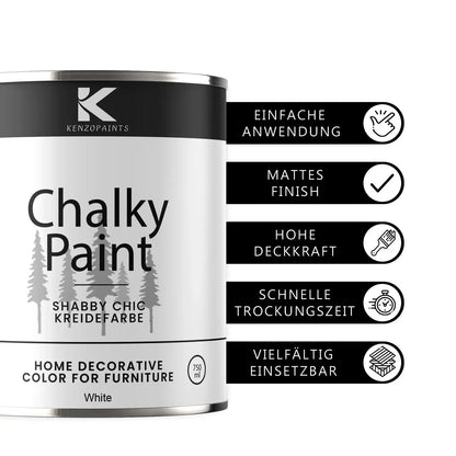 Kenzopaints Chalky Paint - White