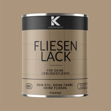 Kenzopaints Fliesenlack Fliesenfarbe - Graubeige (RAL 1019) Kenzopaints
