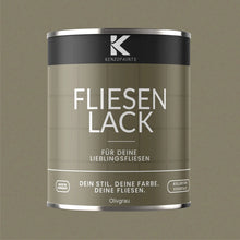 Kenzopaints Fliesenlack Fliesenfarbe - Olivgrau (RAL 7002) Kenzopaints