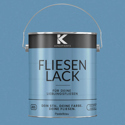 Kenzopaints Fliesenlack Fliesenfarbe - Pastellblau (RAL 5024) Kenzopaints