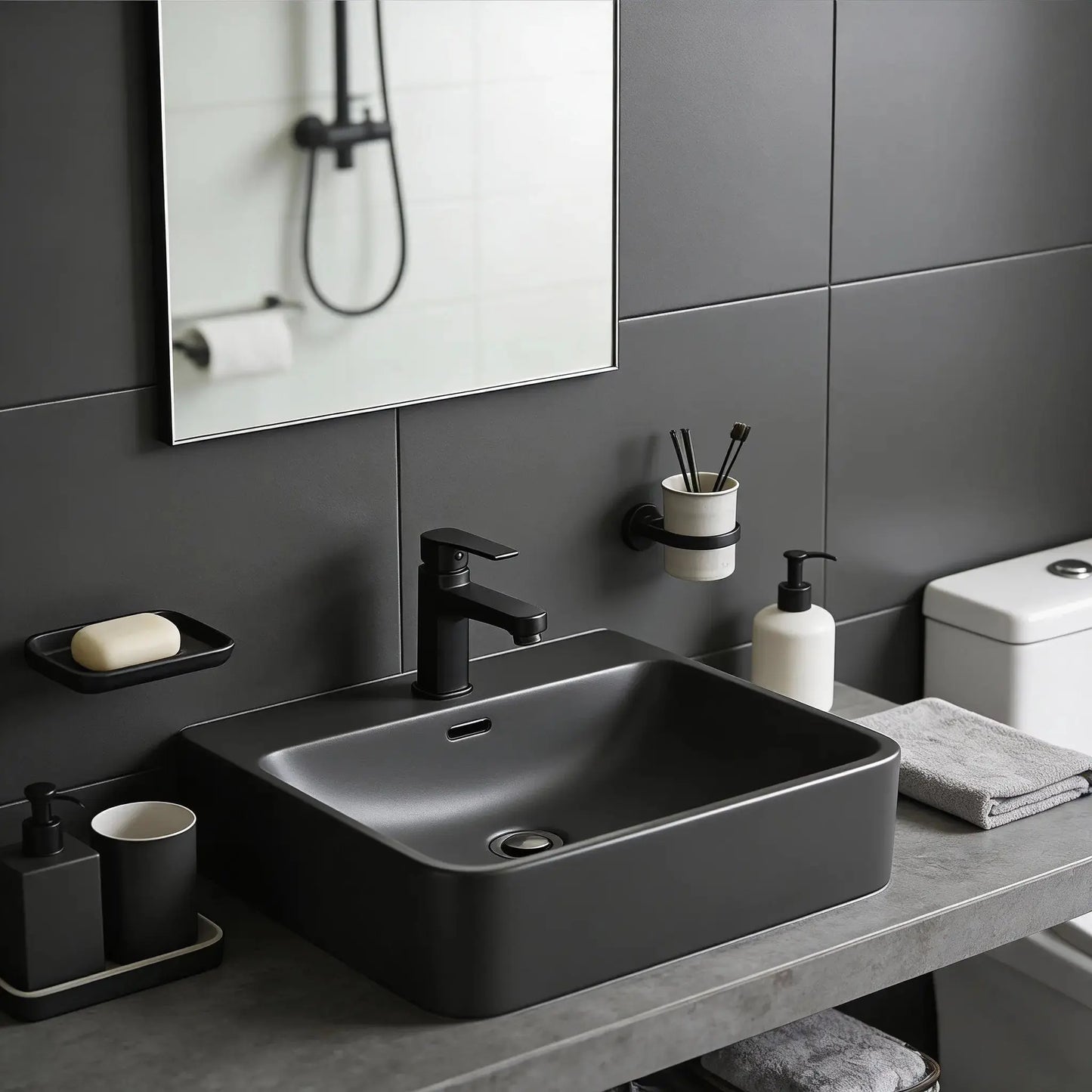 Kenzopaints Fliesenlack Fliesenfarbe - Umbragrau (RAL 7022) Kenzopaints