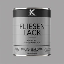 Kenzopaints Fliesenlack Fliesenfarbe - Weißaluminium (RAL 9006) Kenzopaints
