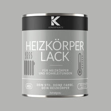 Kenzopaints Heizkörperlack Heizungslack - Achatgrau (RAL 7038) - Kenzopaints