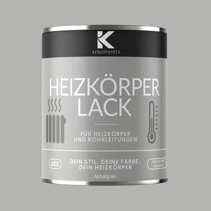 Kenzopaints Heizkörperlack Heizungslack - Achatgrau (RAL 7038) - Kenzopaints