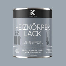 Kenzopaints Heizkörperlack Heizungslack - Fenstergrau (RAL 7040) - Kenzopaints