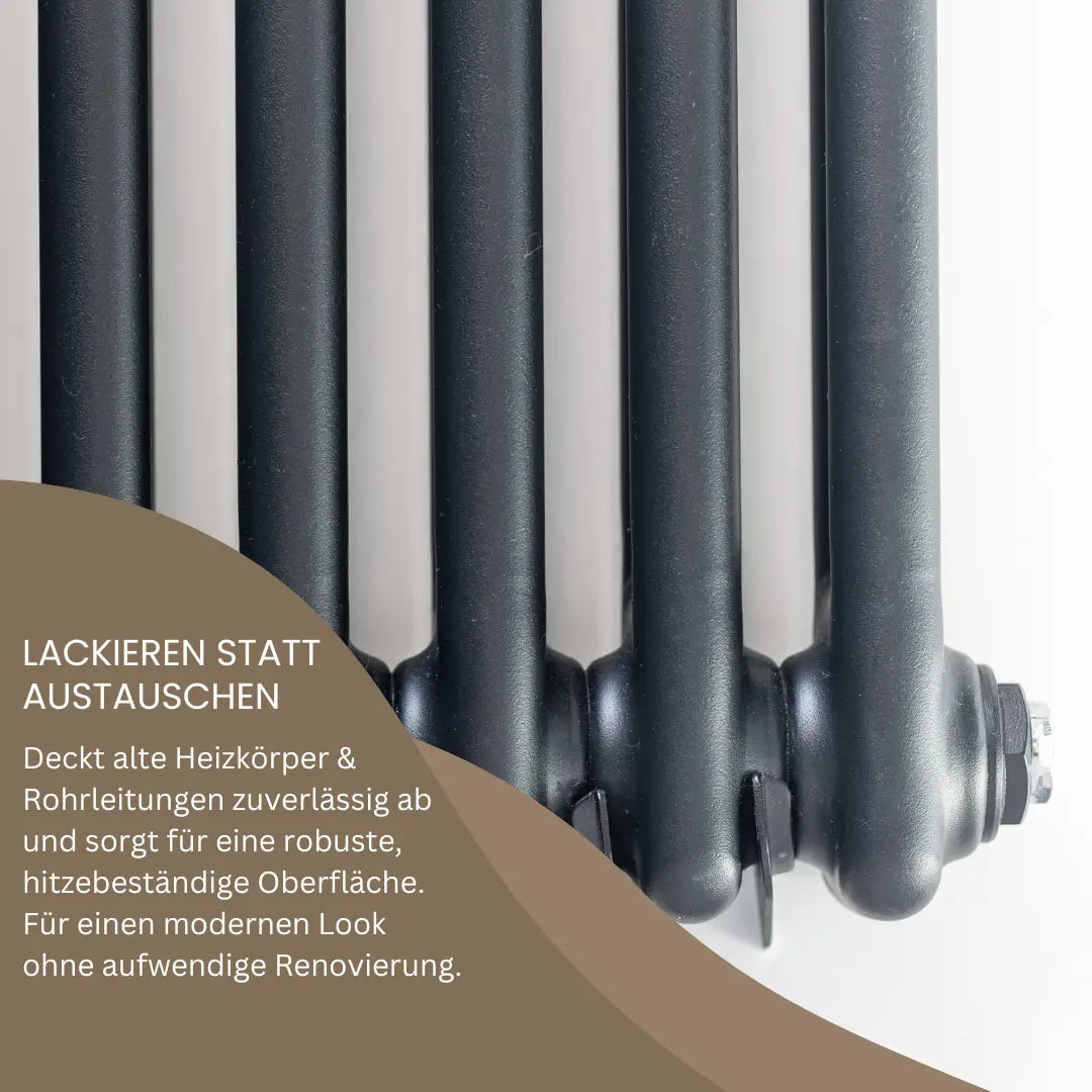 Kenzopaints Heizkörperlack Heizungslack - Cremeweiß (RAL 9001) Kenzopaints