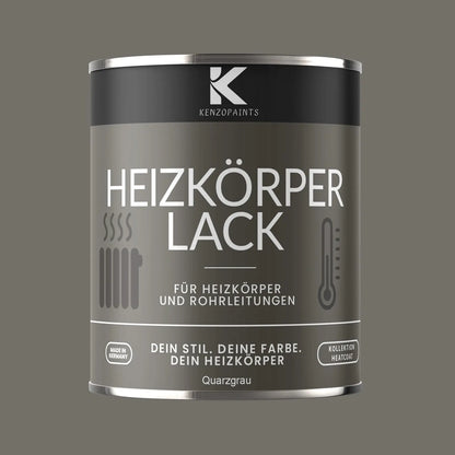 Kenzopaints Heizkörperlack Heizungslack - Quarzgrau (RAL 7039) - Kenzopaints