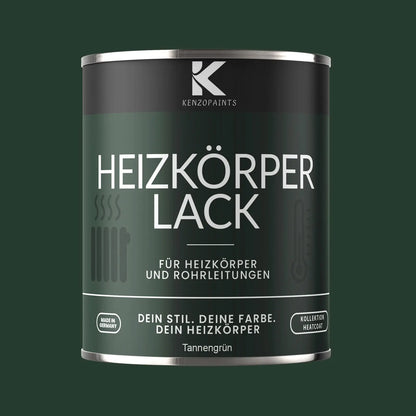 Kenzopaints Heizkörperlack Heizungslack - Tannengrün (RAL 6009) - Kenzopaints
