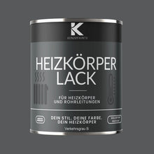 Kenzopaints Heizkörperlack Heizungslack - Verkehrsgrau B (RAL 7043) - Kenzopaints