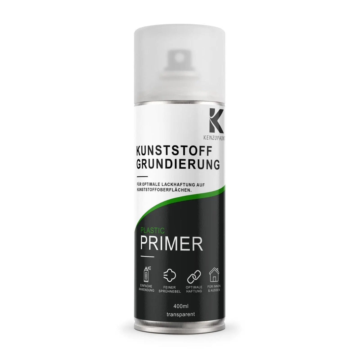 Kenzopaints Kunststoff-Grundierung Primer 400ml Transparent Kenzopaints