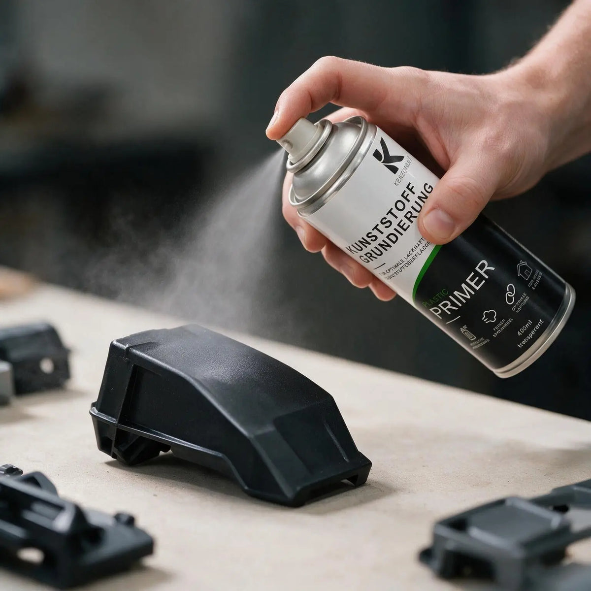 Kenzopaints Kunststoff-Grundierung Primer 400ml Transparent Kenzopaints
